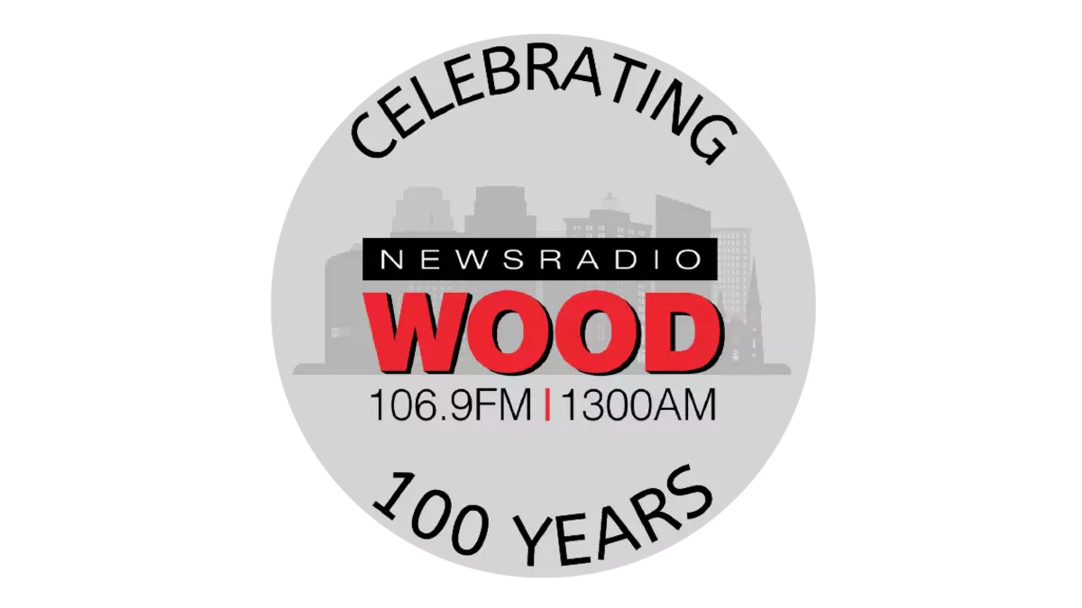 Logo for WOOD Radio